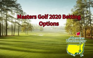 betting odds for masters golf 2020